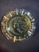 Hailwood and Ackroyd Ltd. Hailware Advertising Glass Ashtray