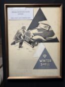 Shell Petrol Original Illustration for Winter Shell Advertisement