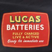 Lucas Batteries Advertising Sign