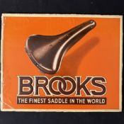 Brooks B17 Bicycle Saddle Cardboard Advertising Showcard