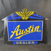 Austin Motor Company Dealer Enamel Sign
