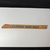 Champion Spark Plugs For All Motors Advertising Showcard Sign