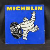 Michelin Lithographed Metal Advertising Sign