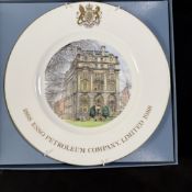Esso Petroleum Company Commemorative Centenary Plate Fine Bone China
