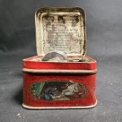 Michelin Tyre Pressure Gauge in Lithographed Metal Tin
