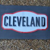 Cleveland Petroleum Enamel Advertising Sign