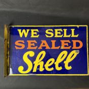We Sell Sealed Shell Double Sided Enamel Flange Sign