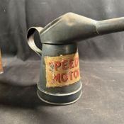Speedwell Motor Oil One Pint Painted Tin Pourer