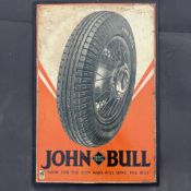 John Bull Tyre Lithographed Tin Sign