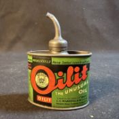 Oilit The Unusual Oil Metal Can by Wakefield