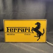 Ferrari Illuminated Lightbox Sign
