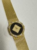 18ct GOLD PIAGET DIAMOND SET WATCH - 54 GRAMS