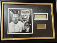 FRAMED SIGNED FREDERICK MARCH ORIGINAL DR JACKALL AND MR HYDE - WALT DISNEY WORLD COA