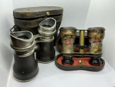 2 x PAIRS OF VINTAGE BINOCULARS / OPERA 