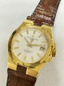 18t GOLD VACHERON CONSTANTIN CHRONOMETER AUTOMATIC WATCH 