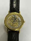 VINTAGE 18ct GOLD CHOPARD SKELETON WATCH
