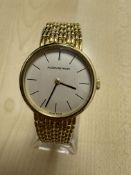 SOLID 18k GOLD AUDEMARS PIGUET GENTS DRESS WATCH WITH WHITE/CREAM DIAL