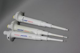LOT OF 3 EPPENDORF REFERENCE PIPETTE