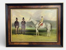 Frederick Woodhouse (British / Australian 1820-1909) Untitled grey colt, the jockey appears to be we