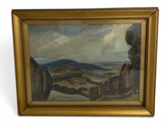 20th century British School Mountainous landscape