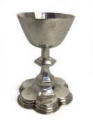 An Edward VIII silver chalice, A R Mowbray & Co. Ltd, London, 1936