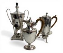 A group of late 18th and early 19th century Old Sheffield plate teawares