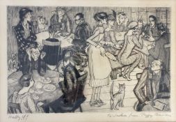 Peggy Bacon (American 1895-1987), 'Hatty!!!', 1921