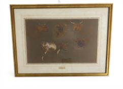 John Frederick Tayler PRWS (British, 1802-1889), Studies of Cattle at Wrexham