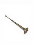 An early 20th century American sterling silver novelty hunting horn, Herbst & Wassal, Newark, New Je