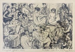 Peggy Bacon (American, 1895-1987), ‘Frenzied Effort’, Whitney Studio Club, 1925