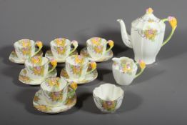 Paragon Art Deco coffee set decorated with