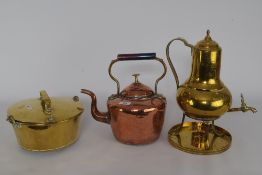 Kraantjeskan + waterketel + pan met deksel