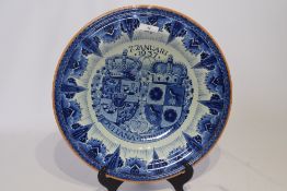 Delfts blauw bord