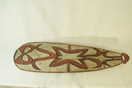 Houten Papoea-schild