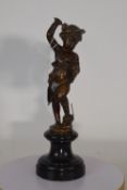 Franz Iffland, bronzen beeldje