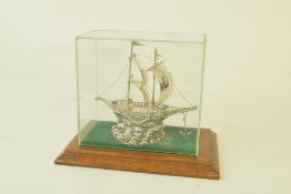 Zilveren bootje