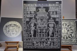 3 Indische schilderingen