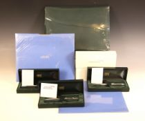 A selection of Concorde onboard stationery, comprising: two Smythson's Blue Envelope back of seat