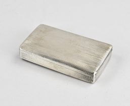 Silver tobacco box