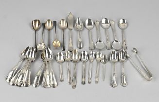 Lot of silver spoons, miscellaneous