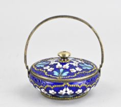 Silver sugar bowl, Russian