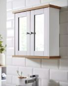 Braxton Double Mirror Cabinet (BNIB)