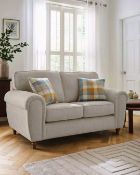 Edgar Fabric 2 Seater Sofa in Natural Fabric with online price £649 is a traditional style sofa