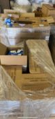 Screw tire screw yellow large parcel of 291 boxes of brand new mixed sizes