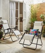 Pair of Zero Gravity Chairs RRP £92