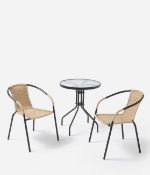 Rattan Bistro Set BNIB RRP £69