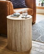 Tate Storage Side Table assembled in Oak BNIB RRP £70