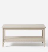 Julipa Darcy Bobbin Trim Open Shelf Coffee Table RRP £100