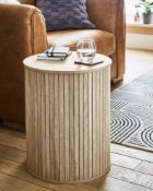 Tate Storage Side Table assembled in Oak BNIB RRP £70