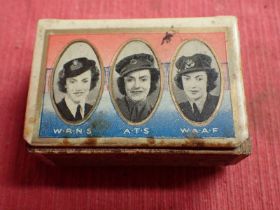 WW2 British Forces matchbox cover